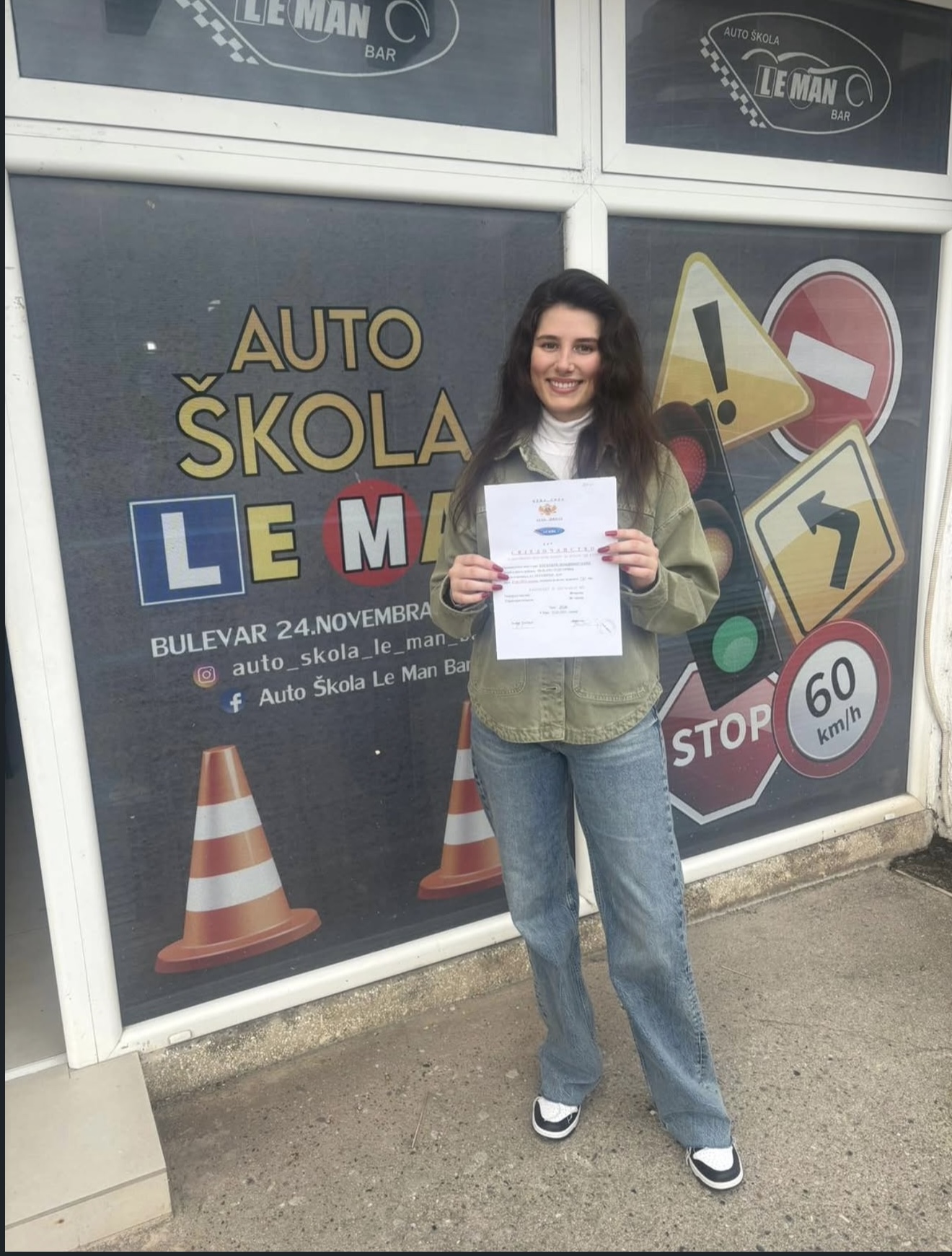 Polaznici Auto Škole LE MAN nakon položenog ispita