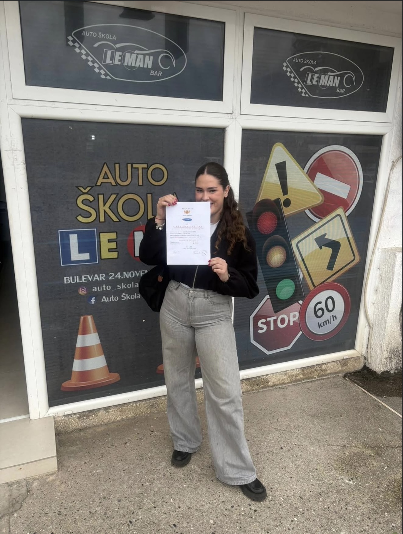 Polaznici Auto Škole LE MAN nakon položenog ispita